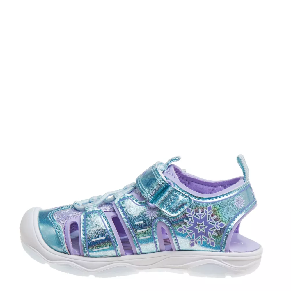 DISNEY  GIRLS TODDLER-LITTLE KID FROZEN CLOSED TOE SANDAL