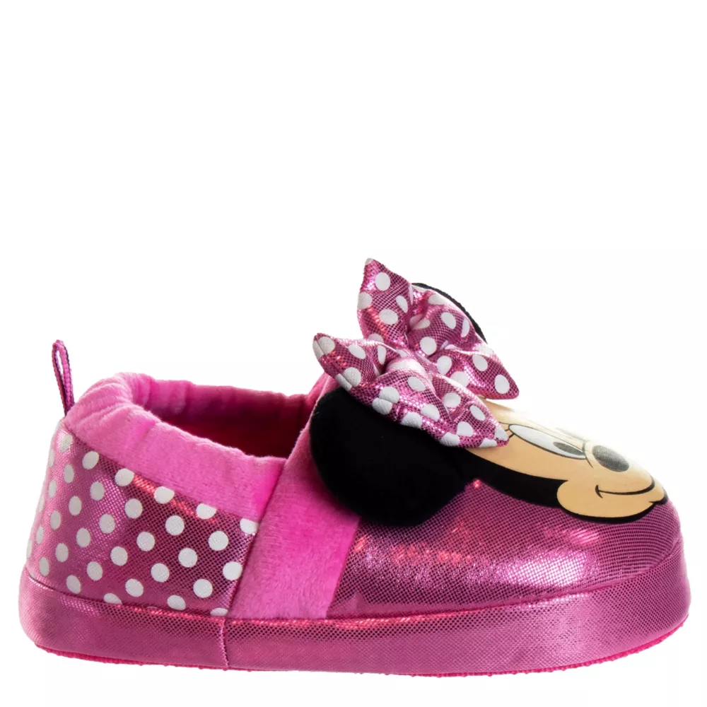 DISNEY  GIRLS TODDLER-LITTLE KID MINNIE SLIPPER