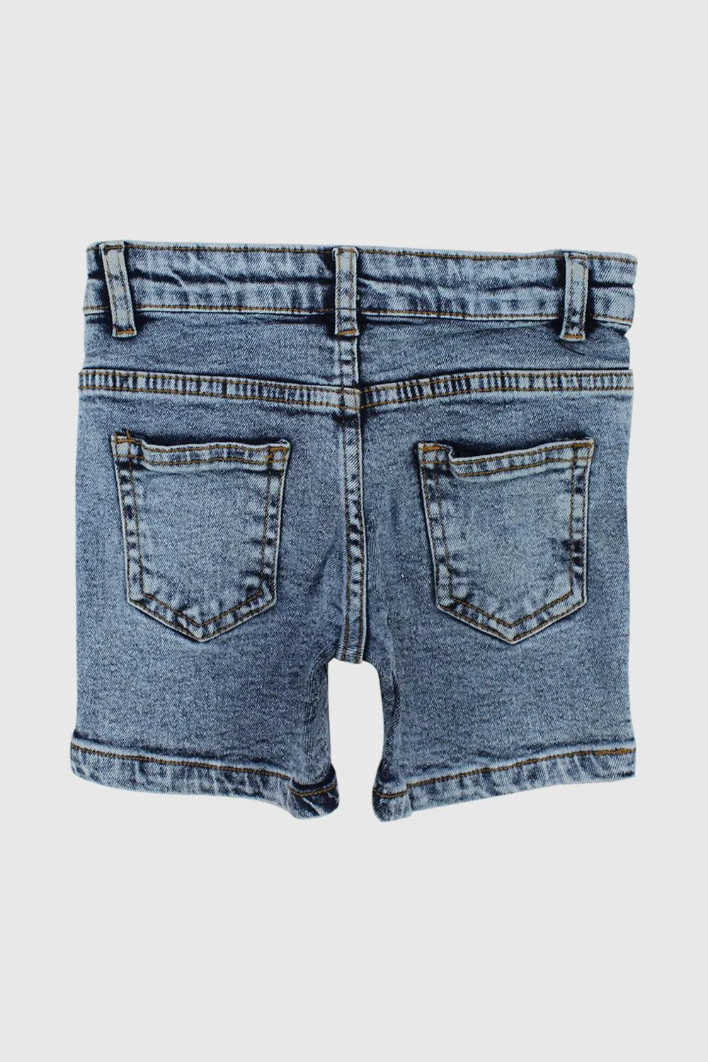 Distressed Denim Shorts