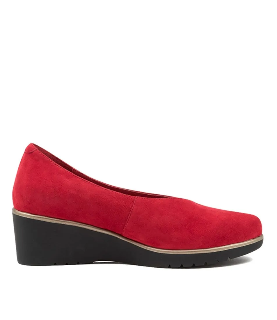 DJANGO & JULIETTE Umme Red Suede Style