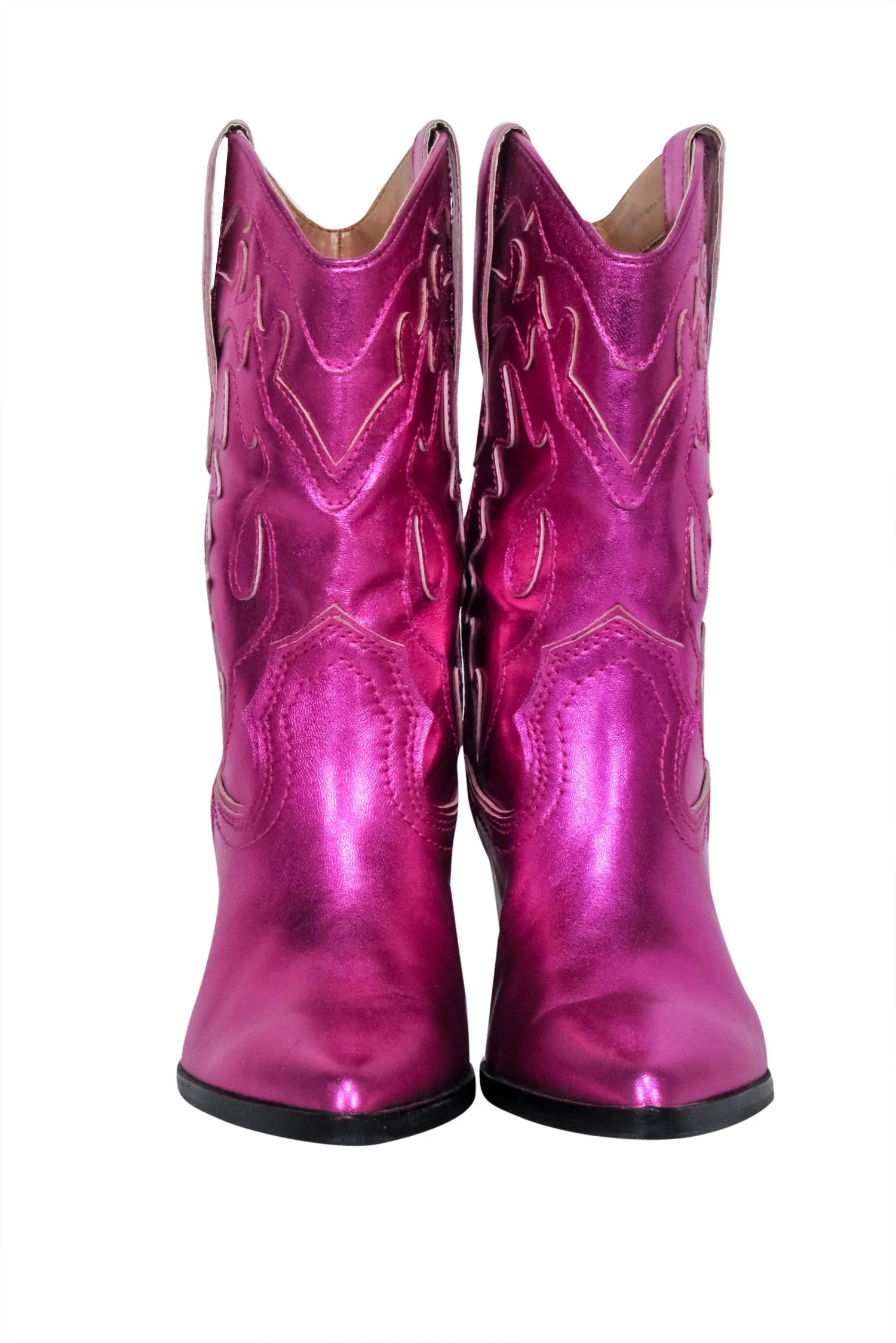 Dolce Vita - Metallic Pink Western Style Short Boots Sz 7.5