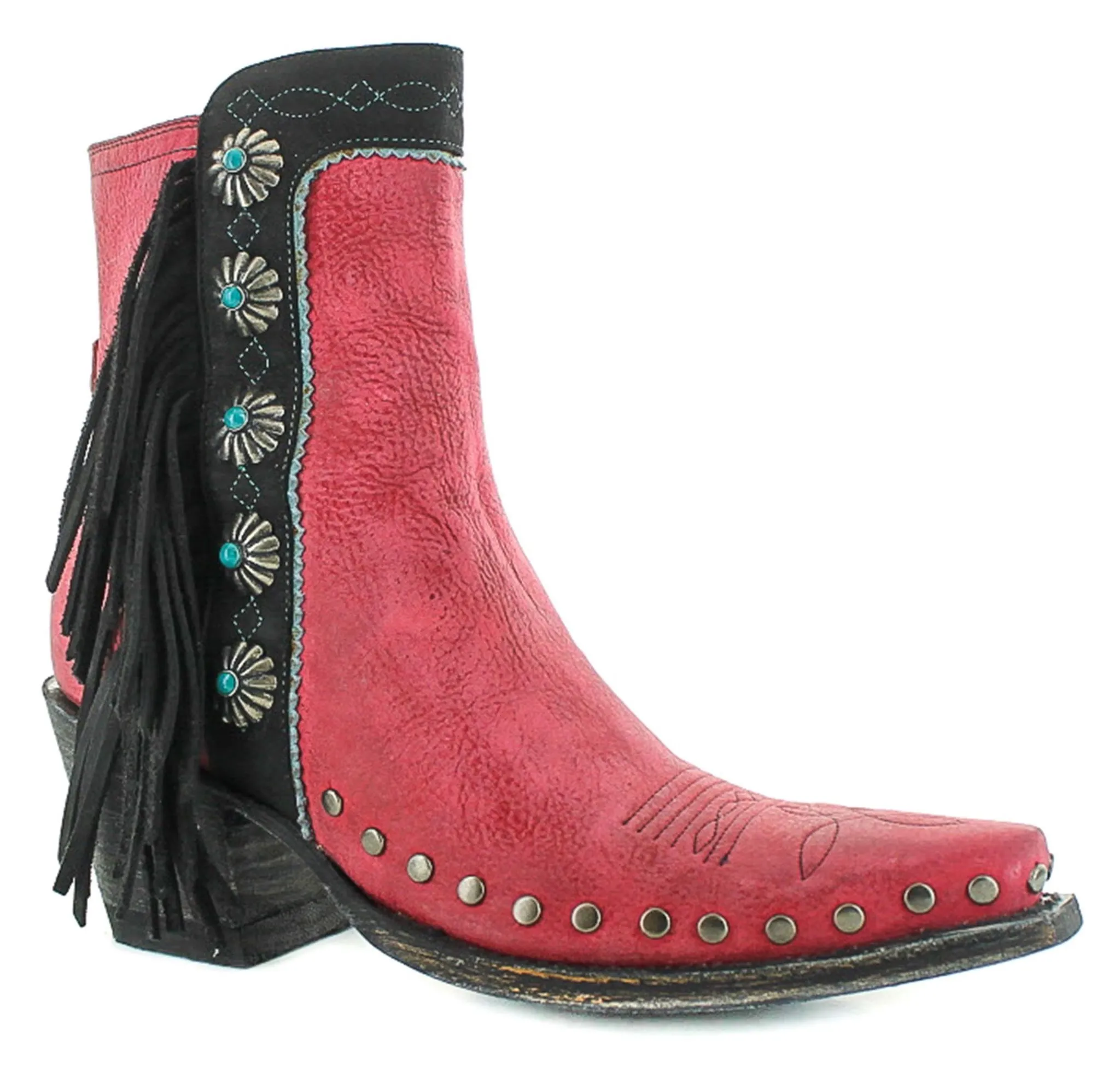 Double D by Old Gringo Apache Youth Red Boots