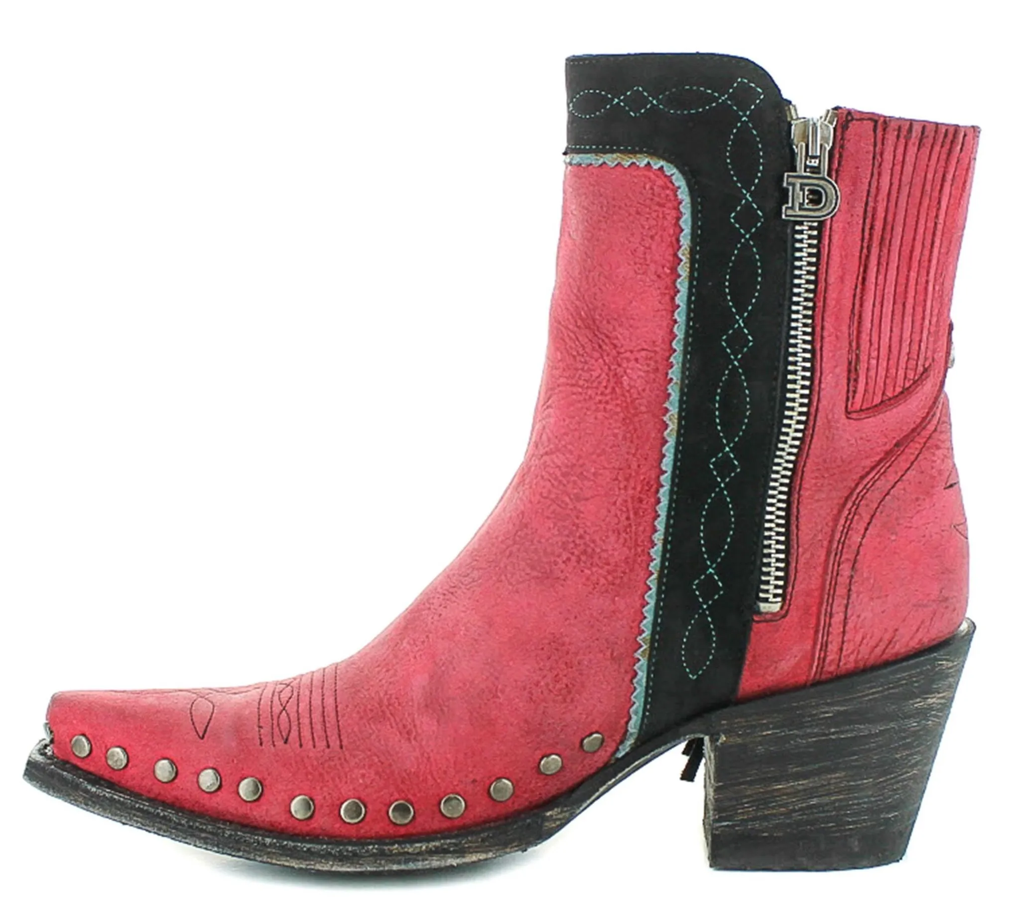 Double D by Old Gringo Apache Youth Red Boots