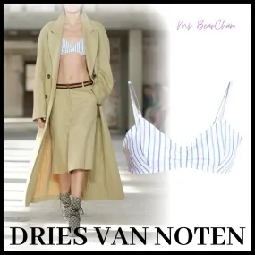 Dries Van Noten Striped Bra Top