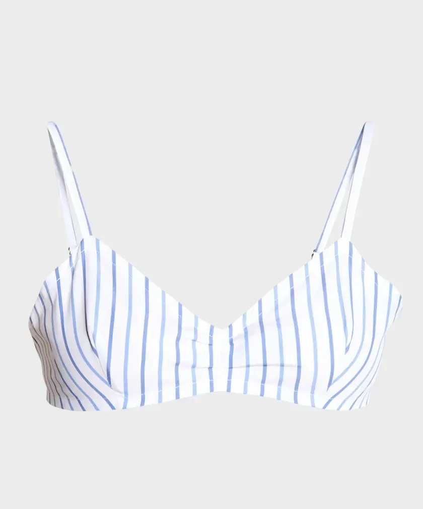 Dries Van Noten Striped Bra Top