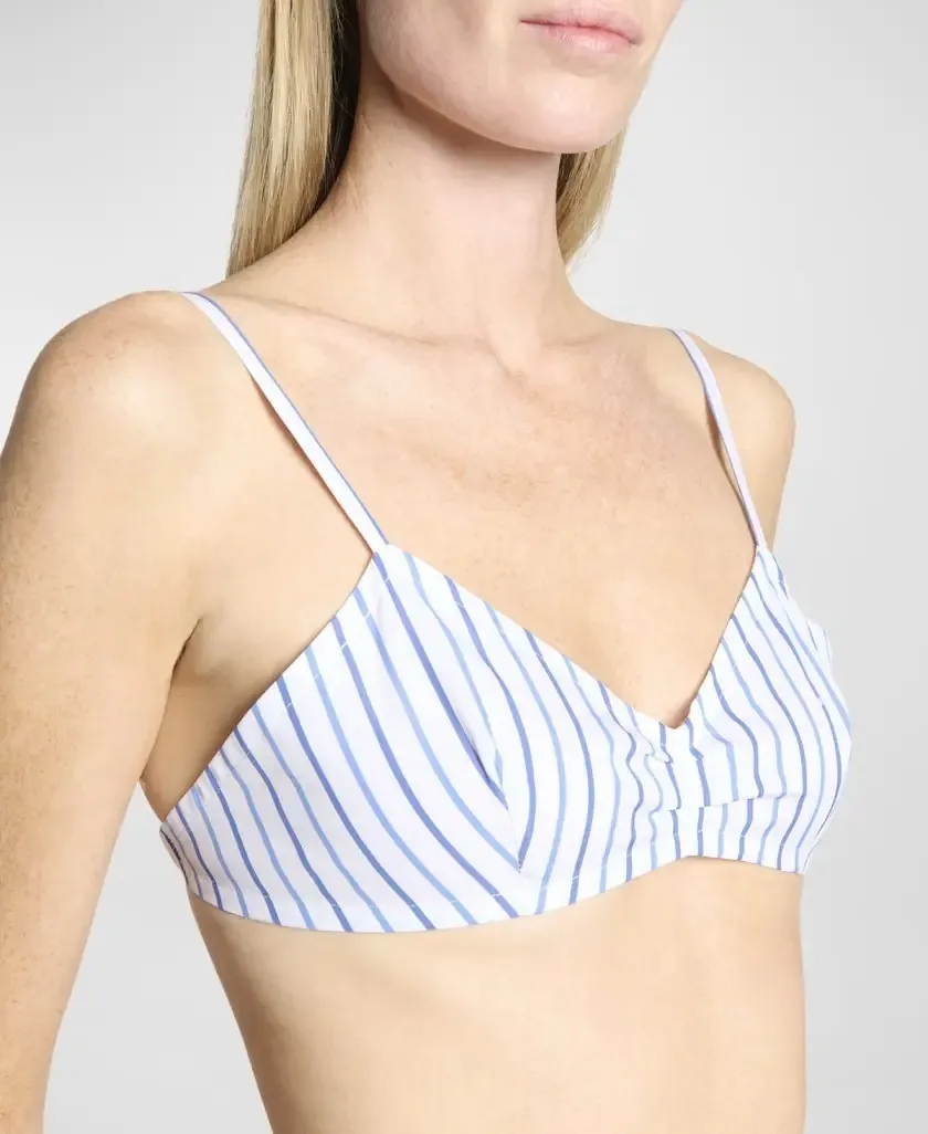 Dries Van Noten Striped Bra Top