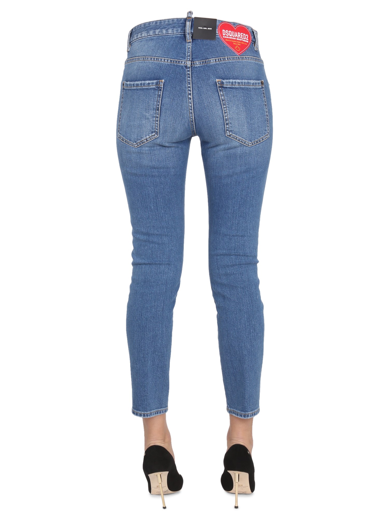 DSQUARED Cool Girl Cotton Denim Jeans