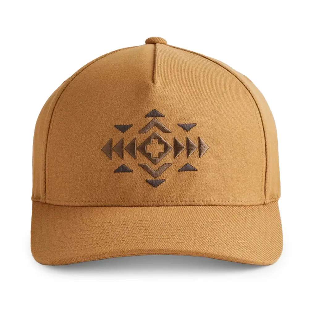 Embroidered Hat - Brown