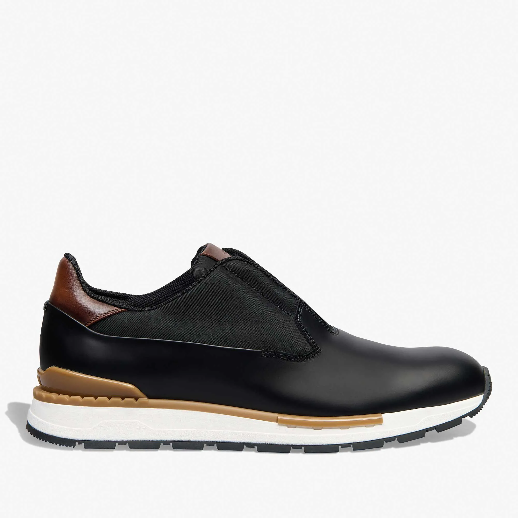 Glazed Calf Leather Sneaker