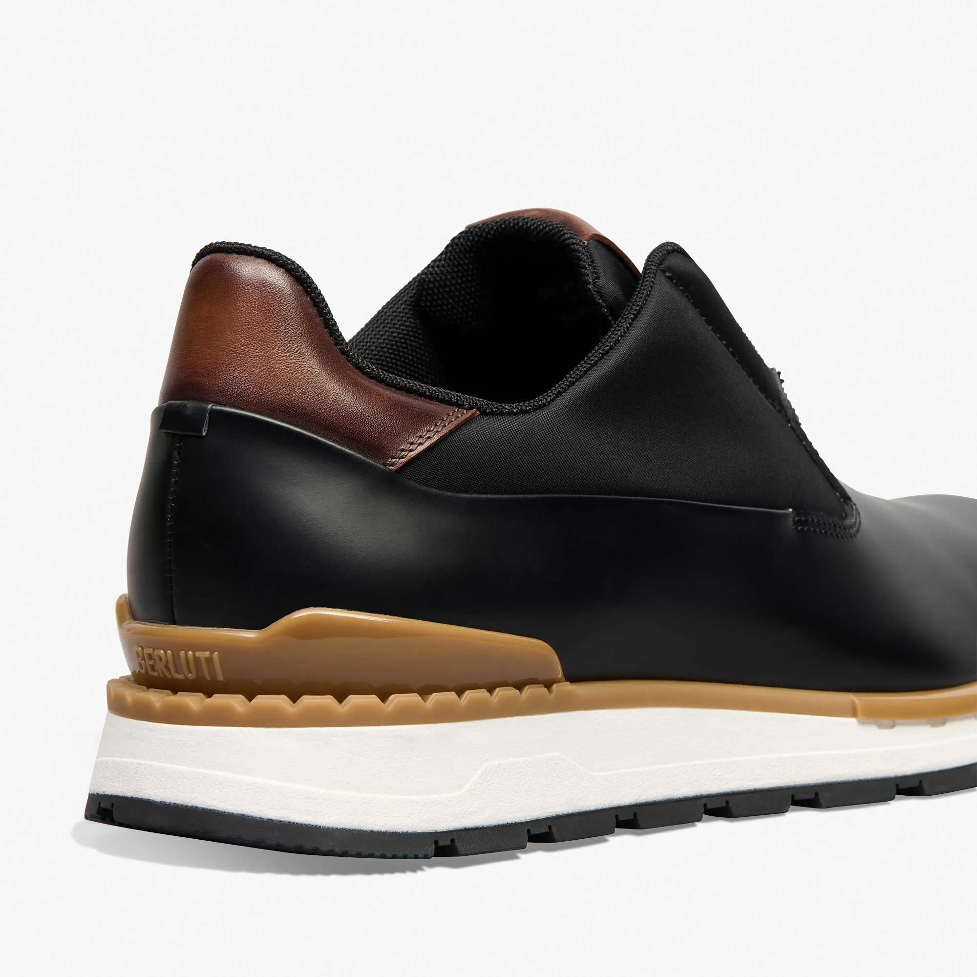 Glazed Calf Leather Sneaker