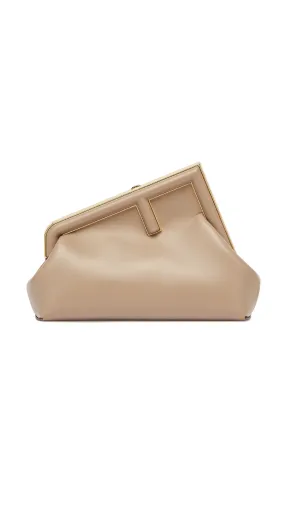 Dove Grey Small Fendi First Bag