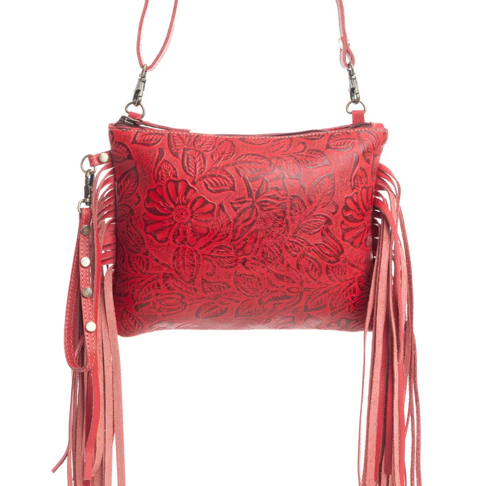 Fennington Leather Bag in Red