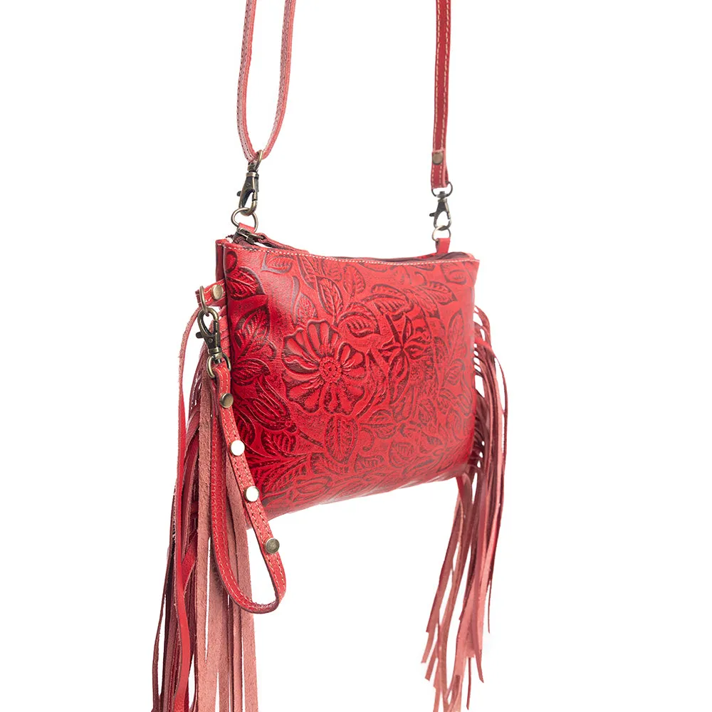 Fennington Leather Bag in Red