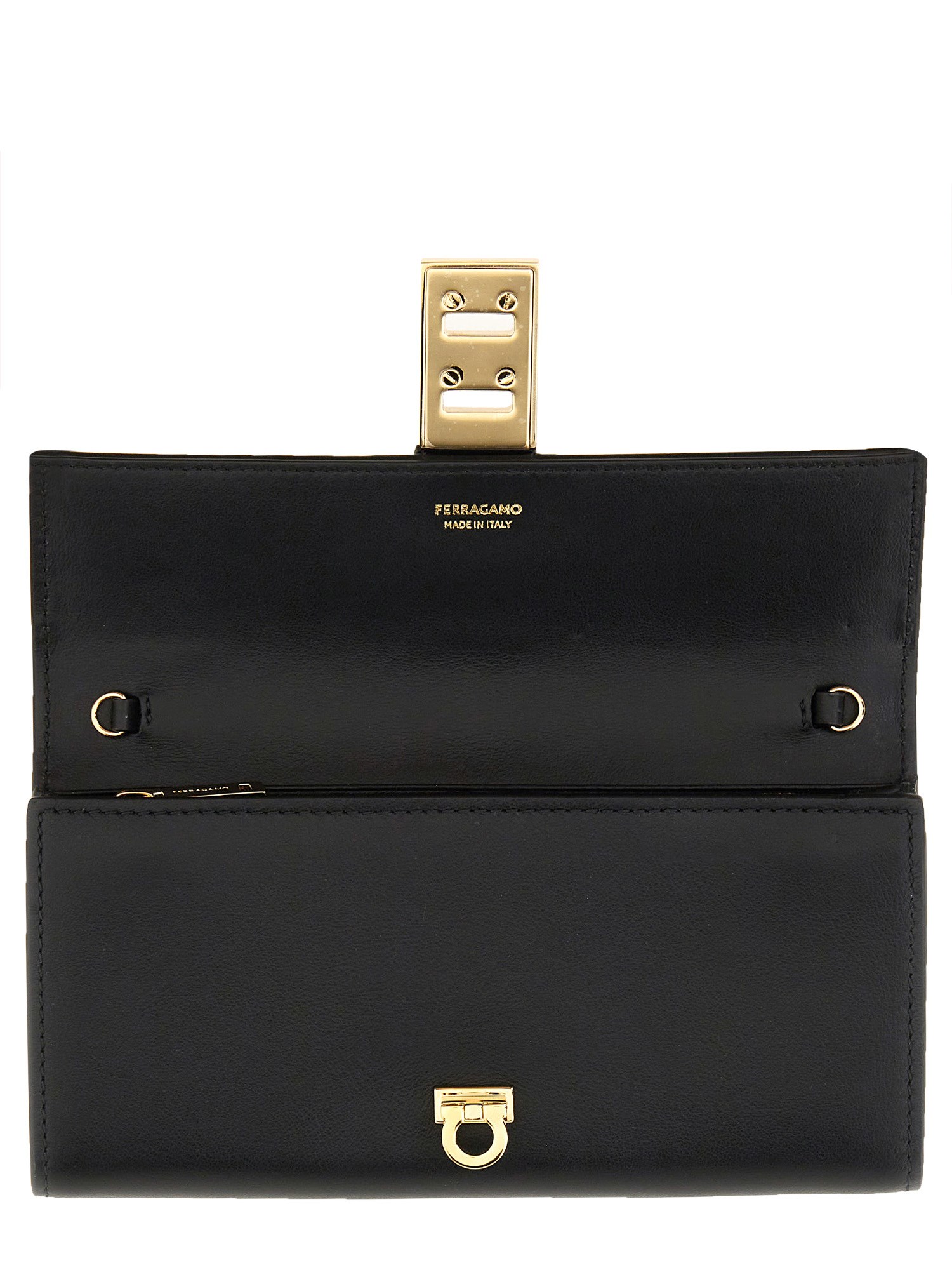 FERRAGAMO    HUG WALLET WITH SHOULDER STRAP