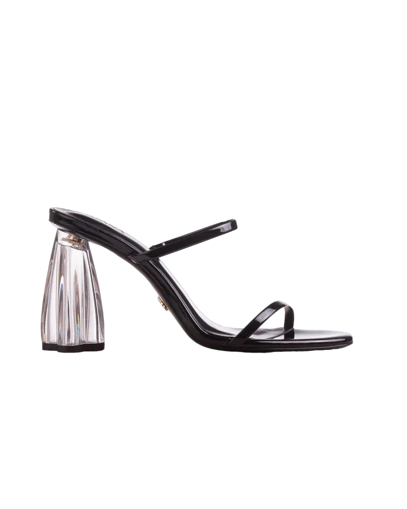 Fiorellini Glass Heel 95 Black Patent