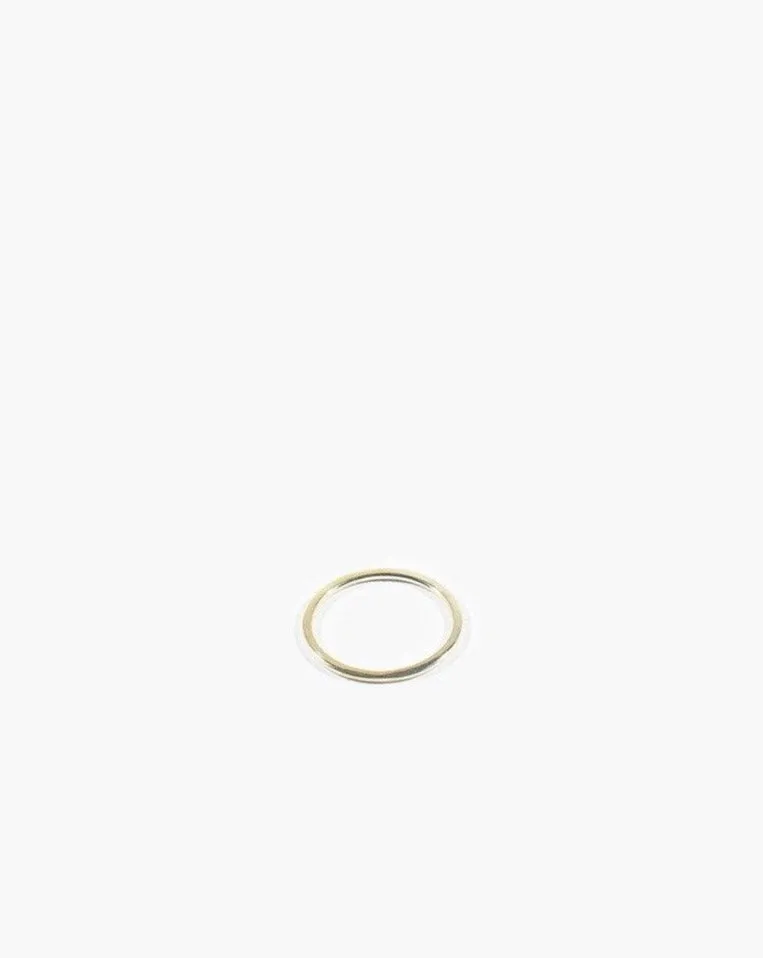 Flat Gold Ring