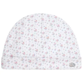 Floral Cotton Jersey Baby Hat