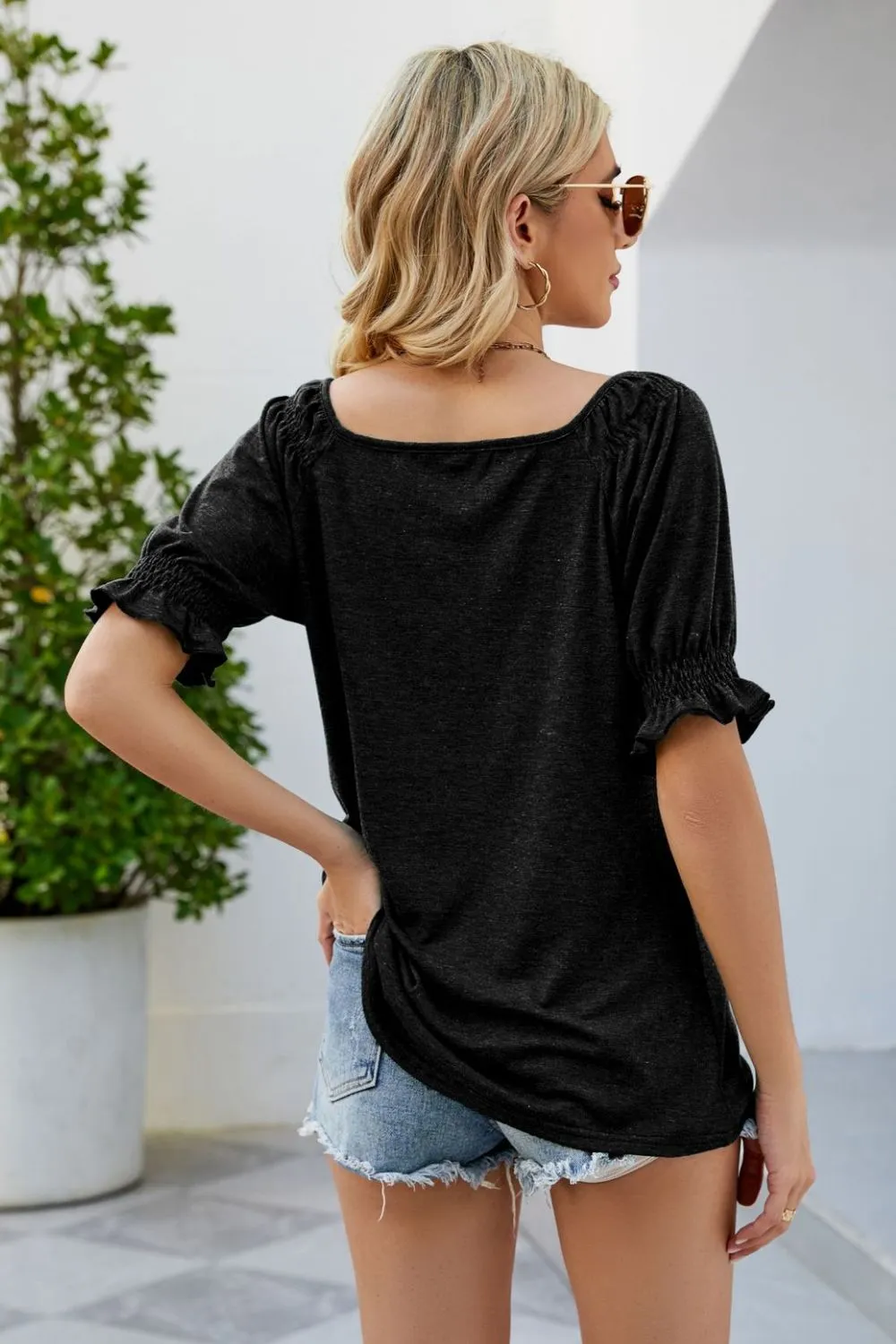 Flounce Blouse - Shop Now