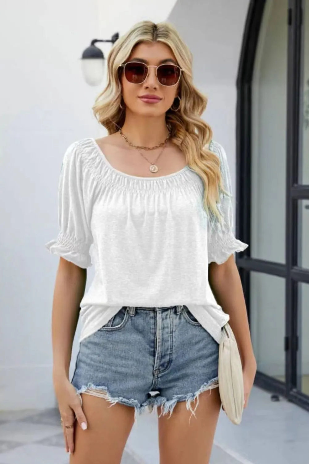 Flounce Blouse - Shop Now