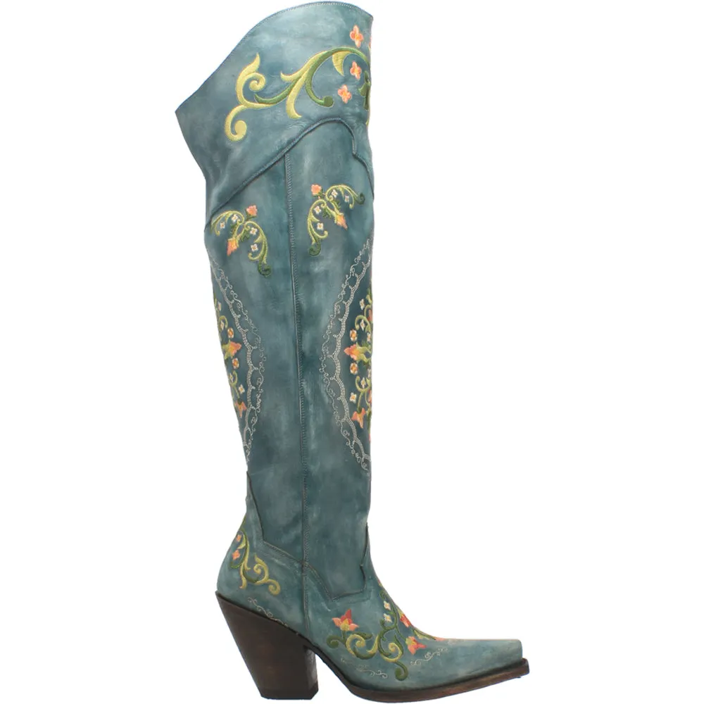 Flower Child Snip Toe Cowboy Boots