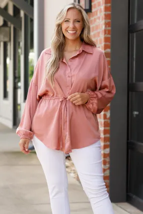 Weekend Blouse in Mauve