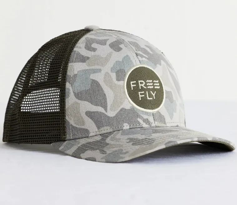 Free Fly Camo Trucker Hat