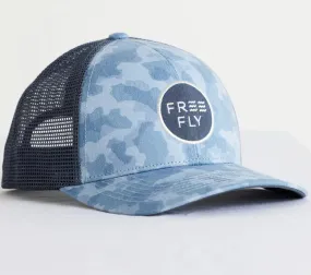 Free Fly Camo Trucker Hat