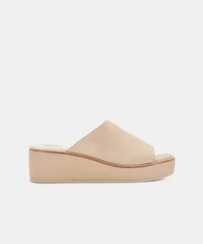 Freta Dune Suede Wedges re:vita