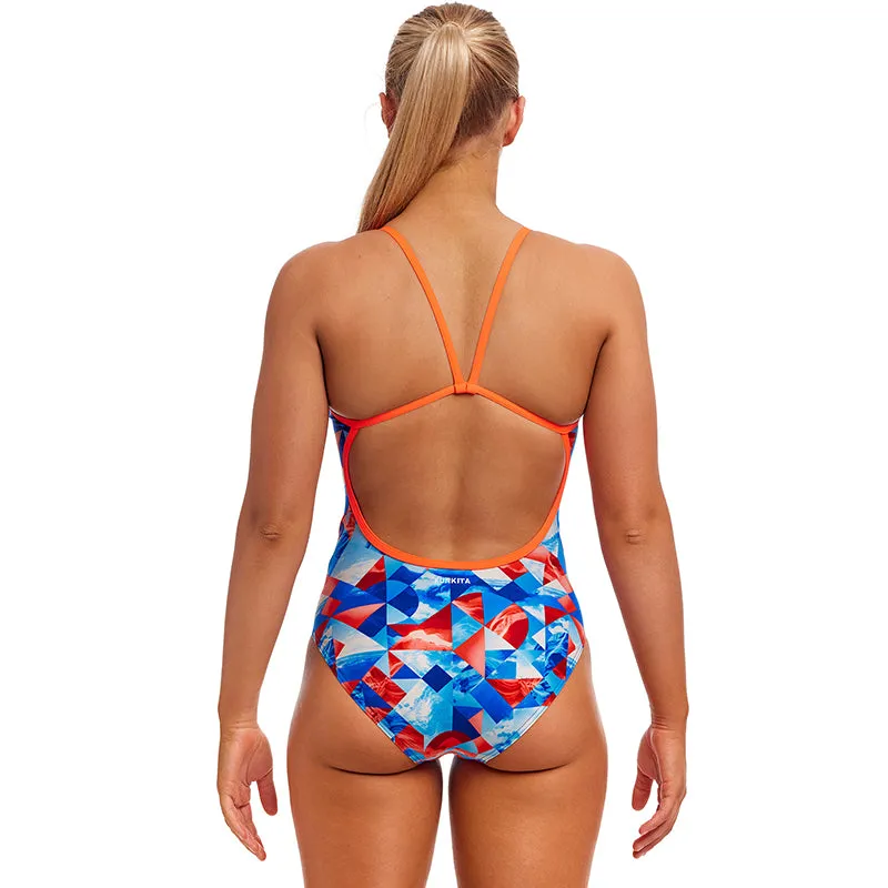 Funkita - Big Swell - Ladies Eco Single Strap One Piece