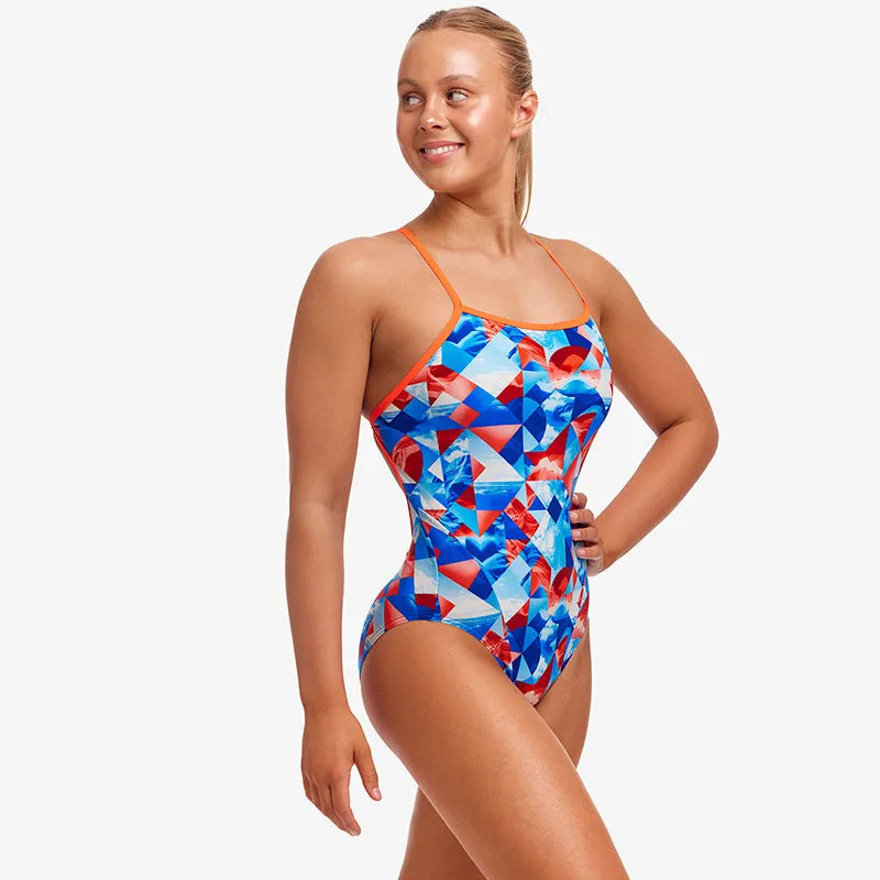 Funkita - Big Swell - Ladies Eco Single Strap One Piece