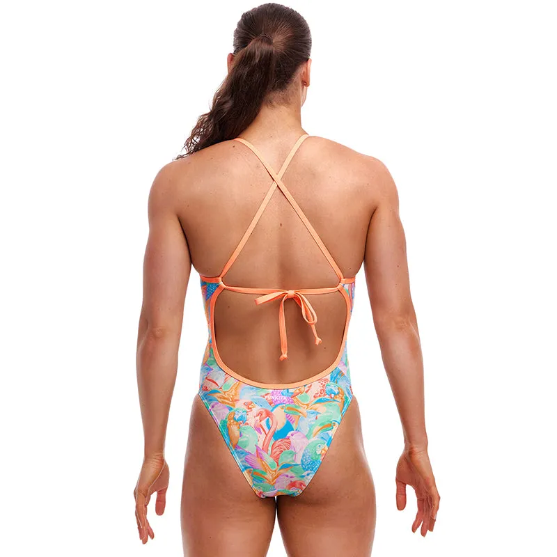 Funkita - Birdsville - Ladies Eco Tie Me Tight One Piece