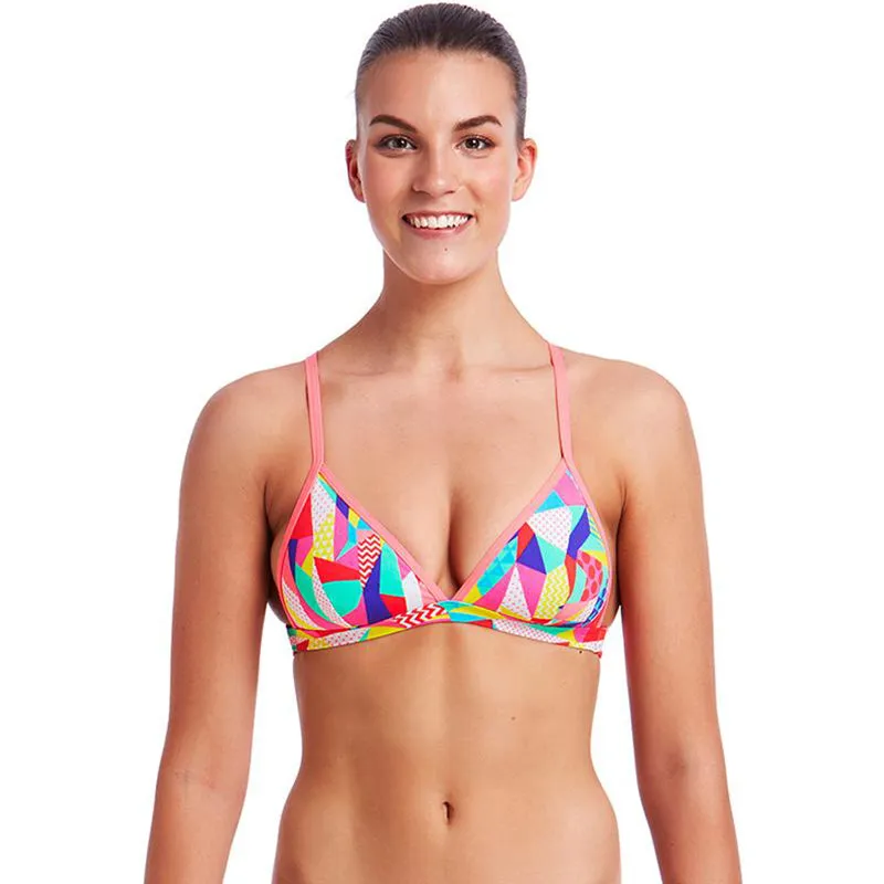 Funkita - Pastel Patch - Ladies Tri Bikini Top