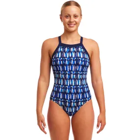 Funkita - Perfect Teeth - Ladies Sky Hi One Piece