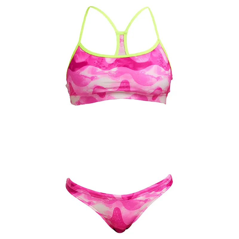 Funkita - Pink Caps - Ladies Eco Bikini Set Two Piece