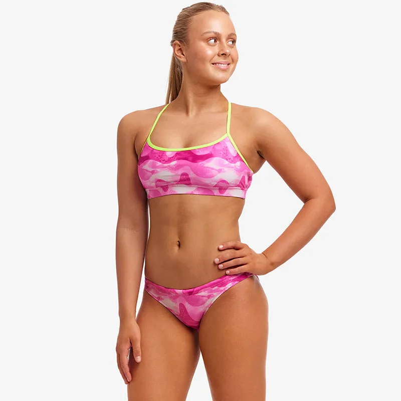 Funkita - Pink Caps - Ladies Eco Bikini Set Two Piece