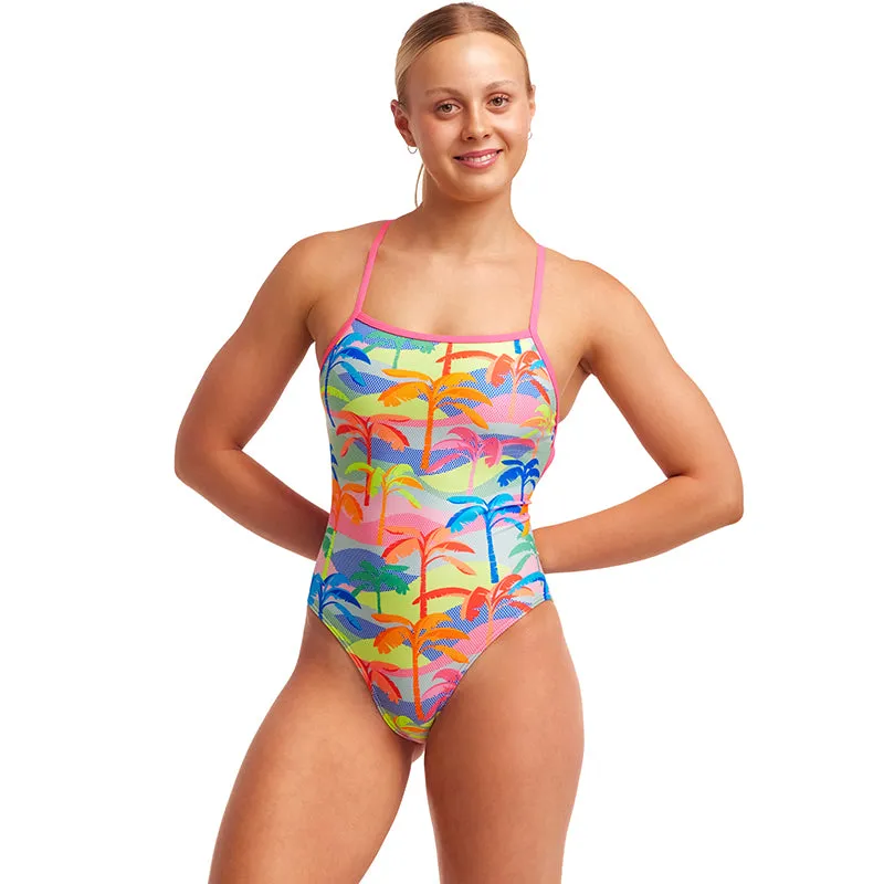 Funkita - Poka Palm - Ladies Eco Strapped In One Piece