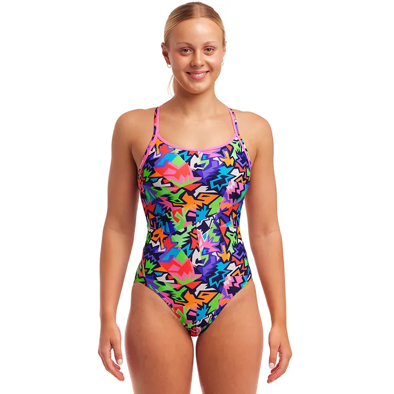 Funkita - Sharp Edges - Ladies Diamond Back One Piece