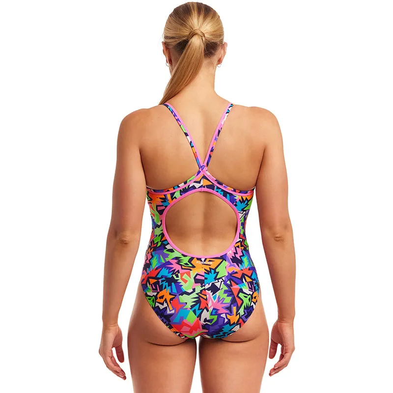 Funkita - Sharp Edges - Ladies Diamond Back One Piece