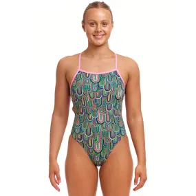 Funkita - Spring Flight - Ladies Eco Tie Me Tight One Piece