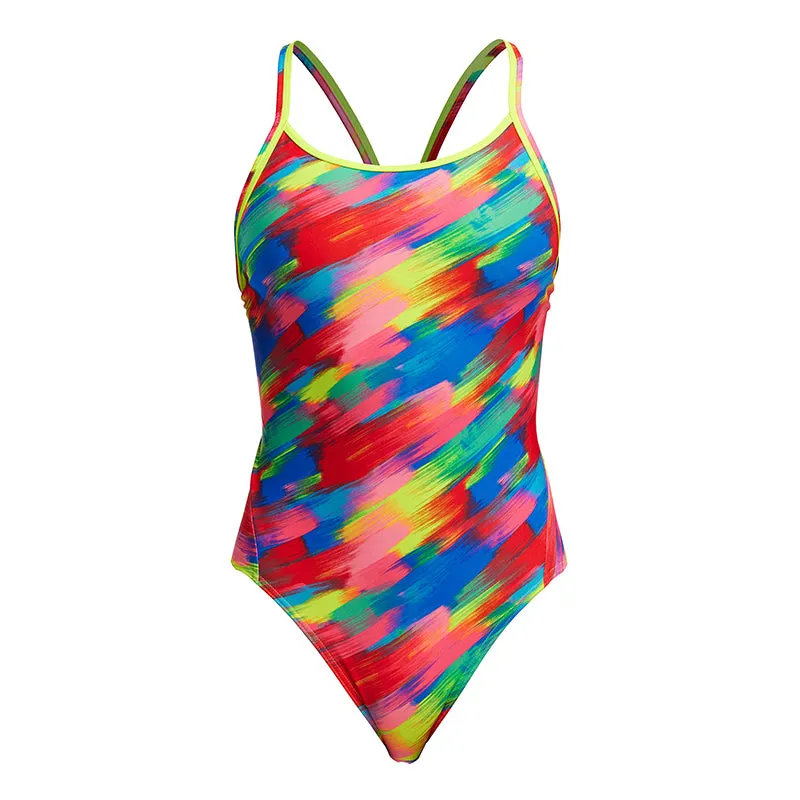 Funkita - Stroked - Ladies Eco Diamond Back One Piece