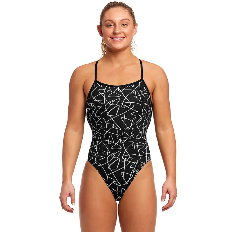 Funkita - Texta Mess - Ladies Bond Girl One Piece