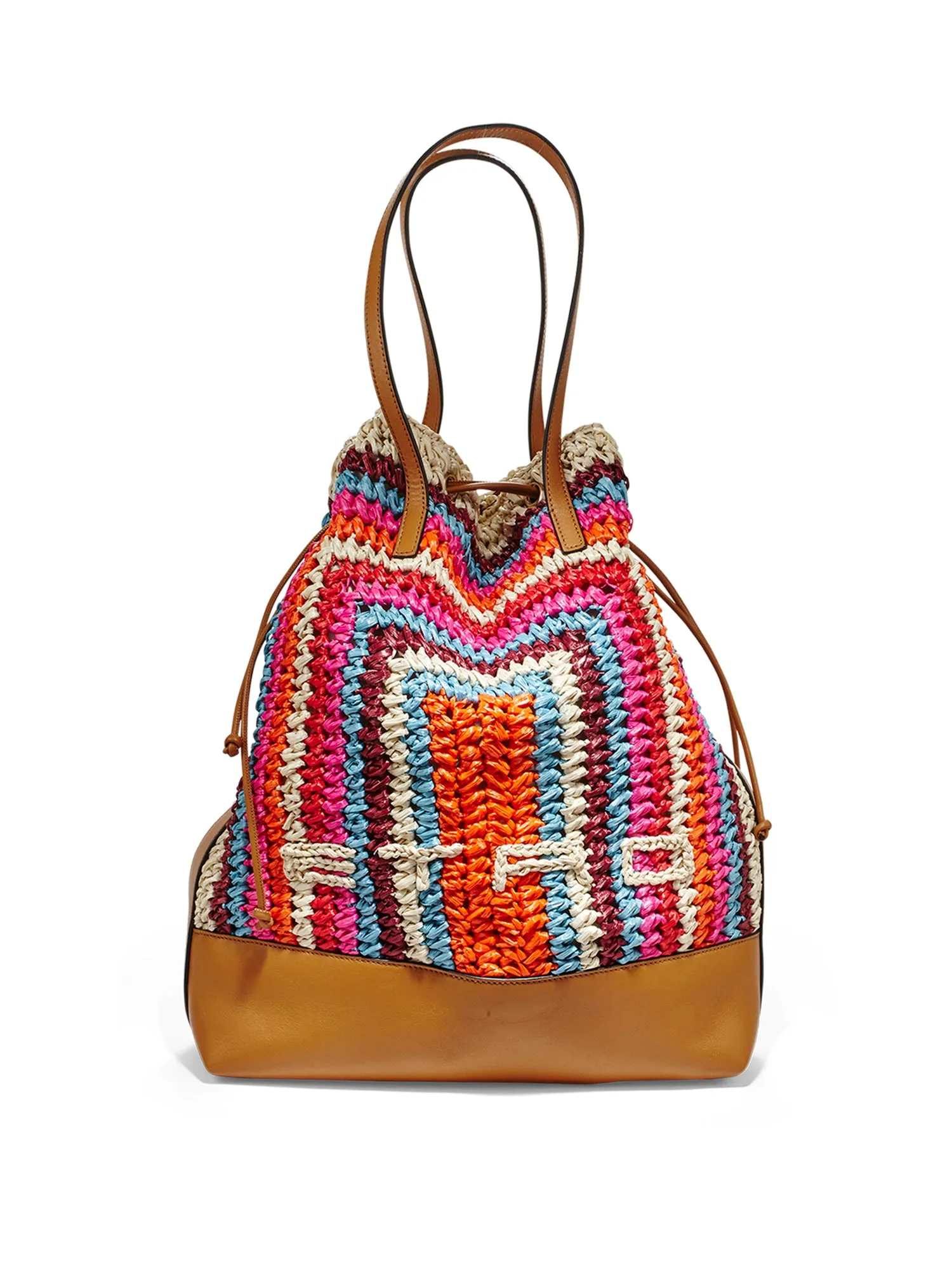 Gaby Raffia Shoulder Handbag