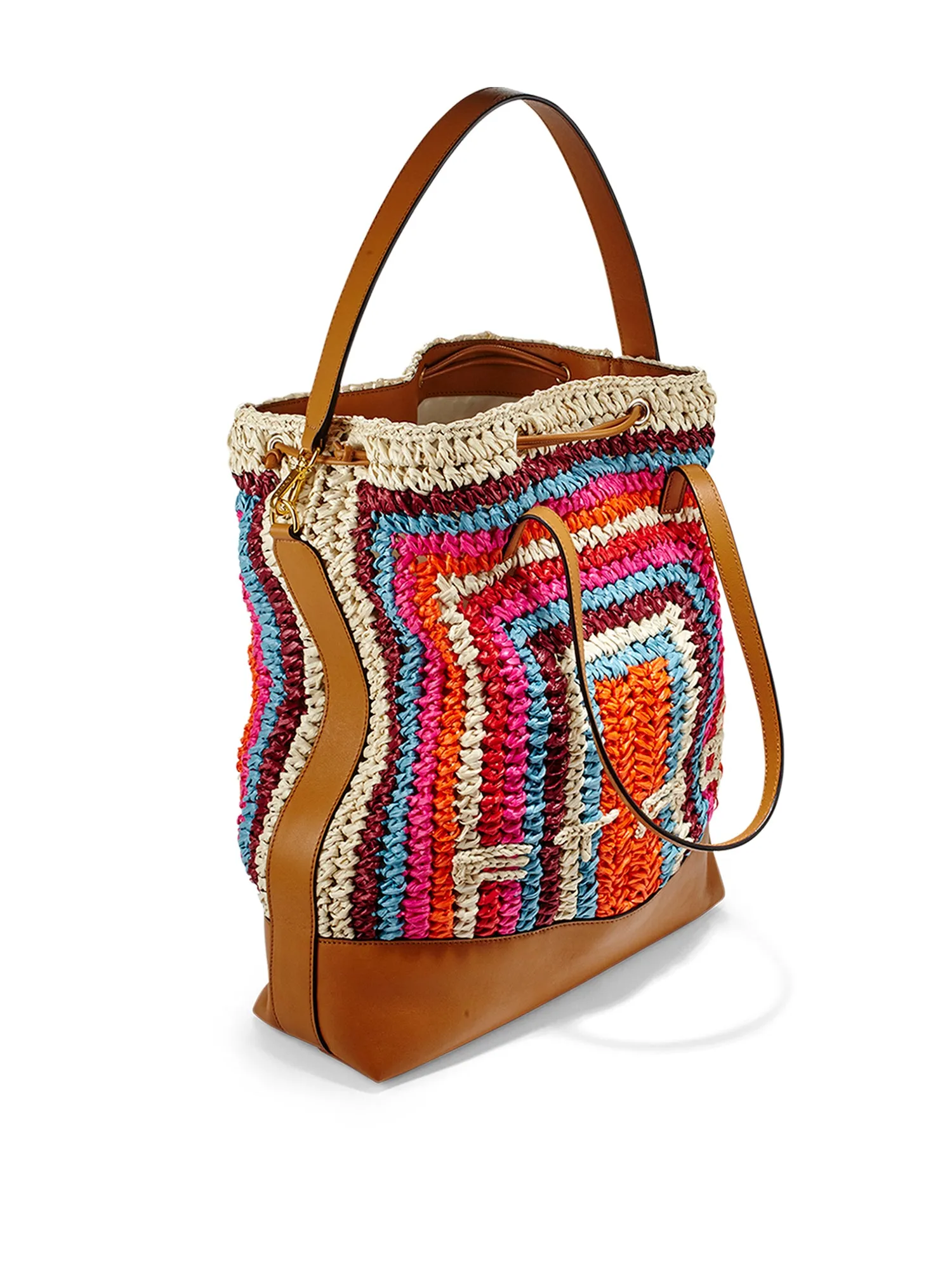 Gaby Raffia Shoulder Handbag