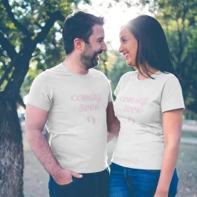 Matching T-Shirts for Gender Reveal Celebrations