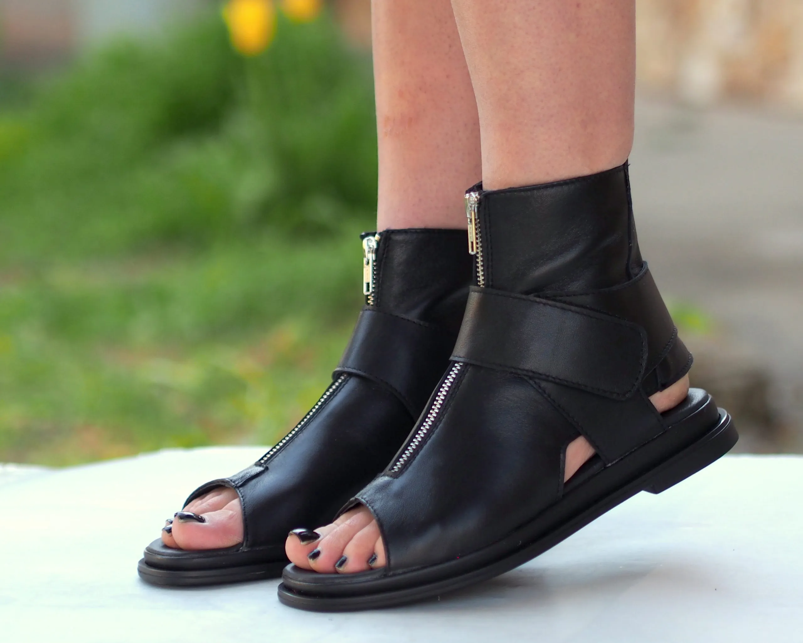 GENUINE LEATHER SUMMER BOOTS