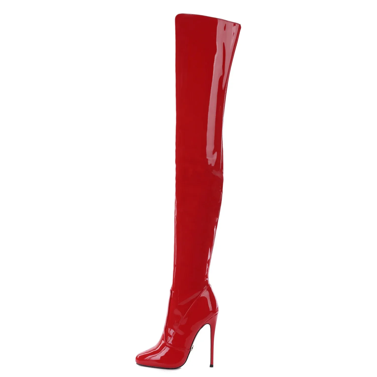 Giaro BELINDA RED SHINY THIGH BOOTS