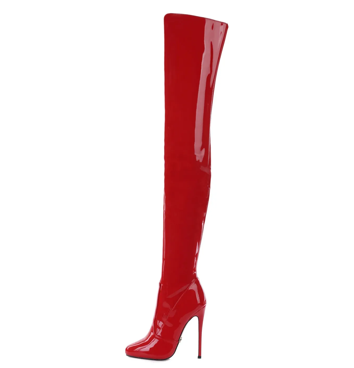 Giaro BELINDA RED SHINY THIGH BOOTS