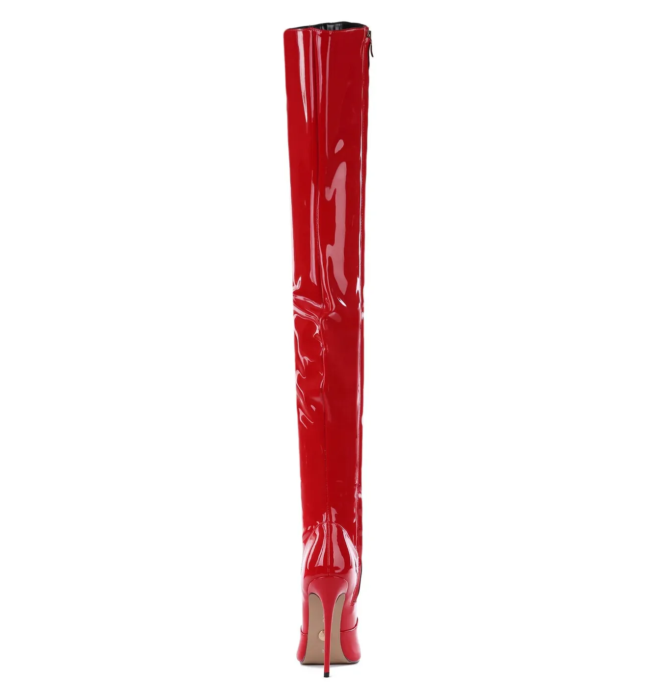 Giaro BELINDA RED SHINY THIGH BOOTS