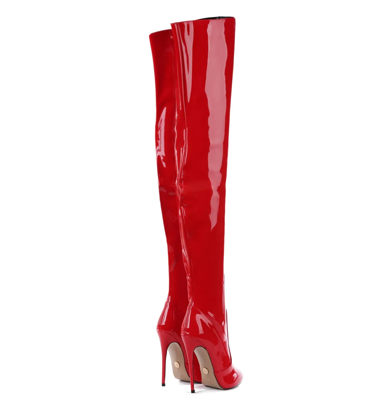 Giaro BELINDA RED SHINY THIGH BOOTS