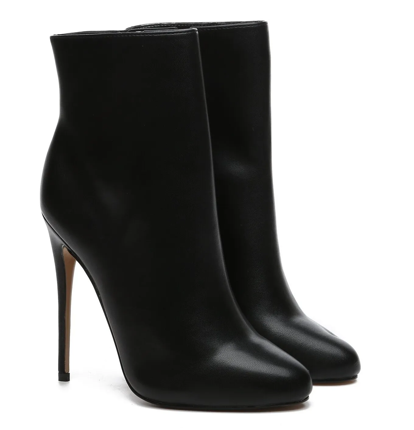 Giaro BOND BLACK MATTE ANKLE BOOTS